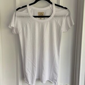 Cha Sor Open Shoulder Tee Size Small - like new